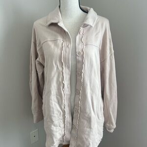 JoyLab Beige shacket